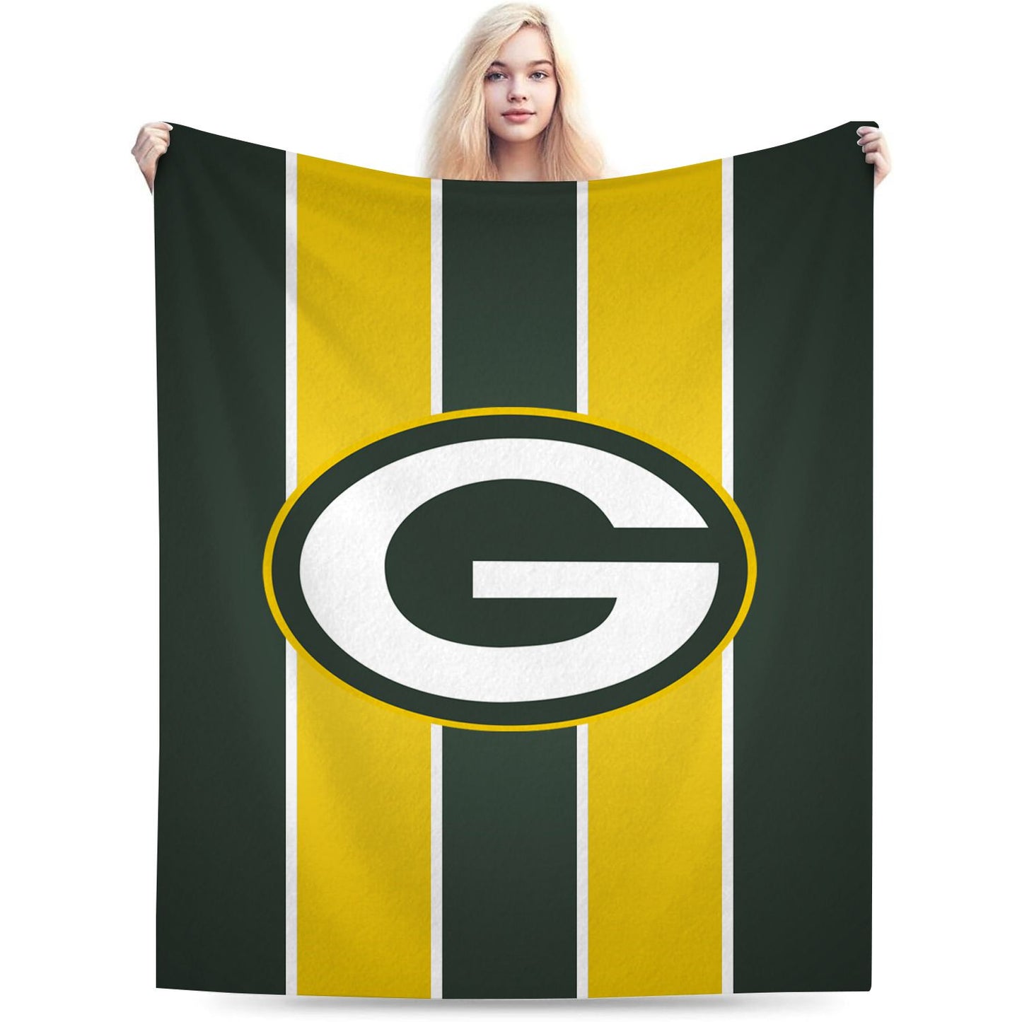 Green Bay Football Sport Throw Blanket