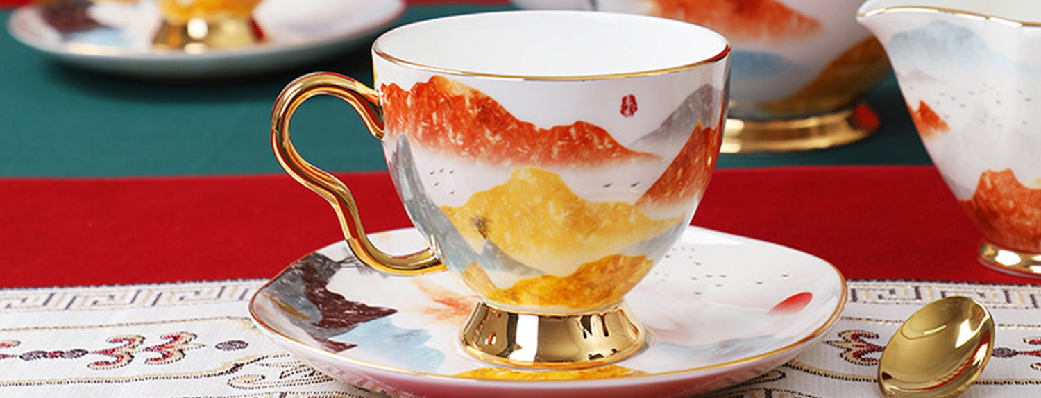 cup and saucer set banner