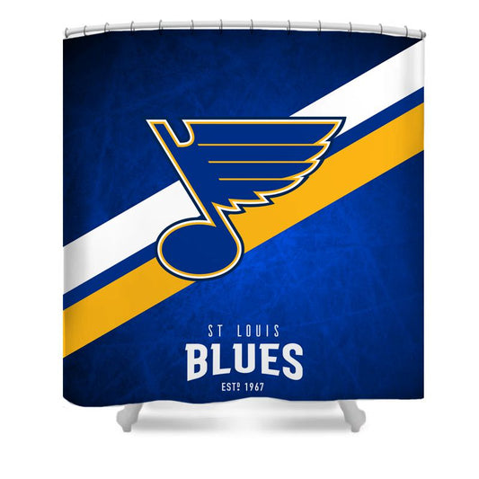 Duschvorhang St. Louis Blues, Eishockey, Sportmannschaft, 180x180cm