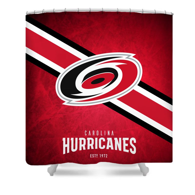 Rideau de douche Hurricanes de hockey sur glace