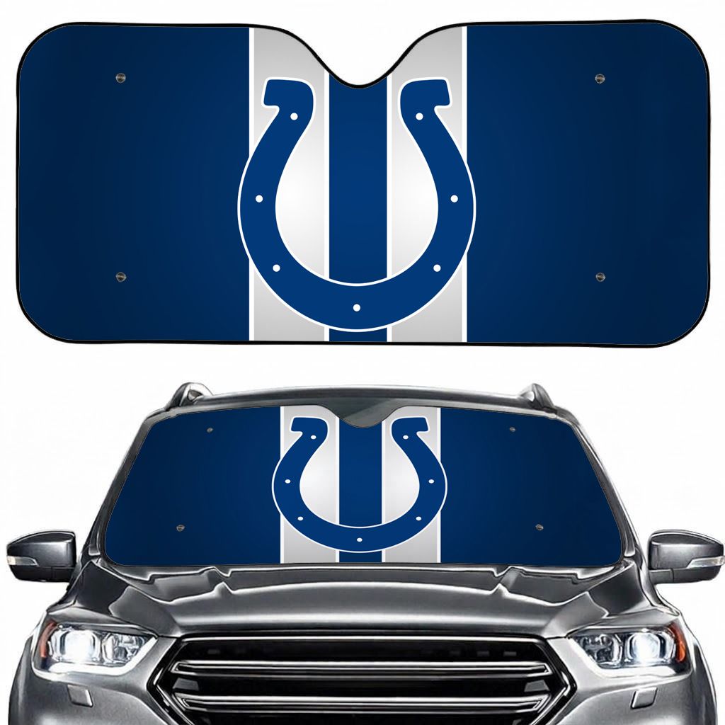 Indianapolis Football Sport Car Sun Shade