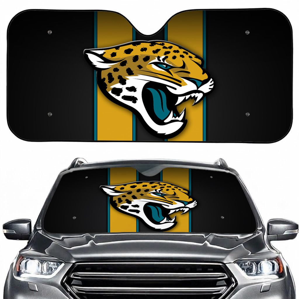 Jacksonville Football Sport Car Sun Shade