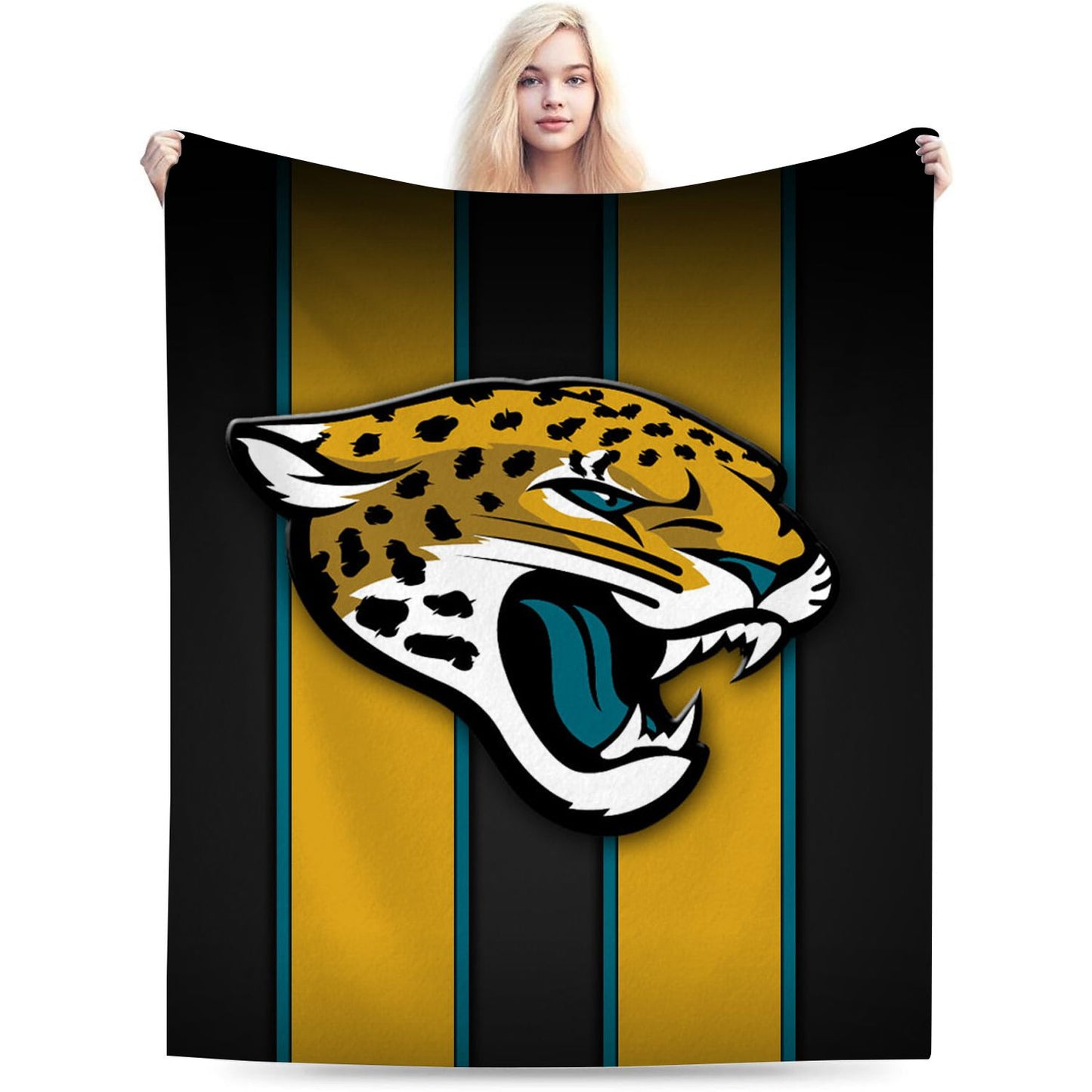 Jacksonville Football Sport Throw Blanket