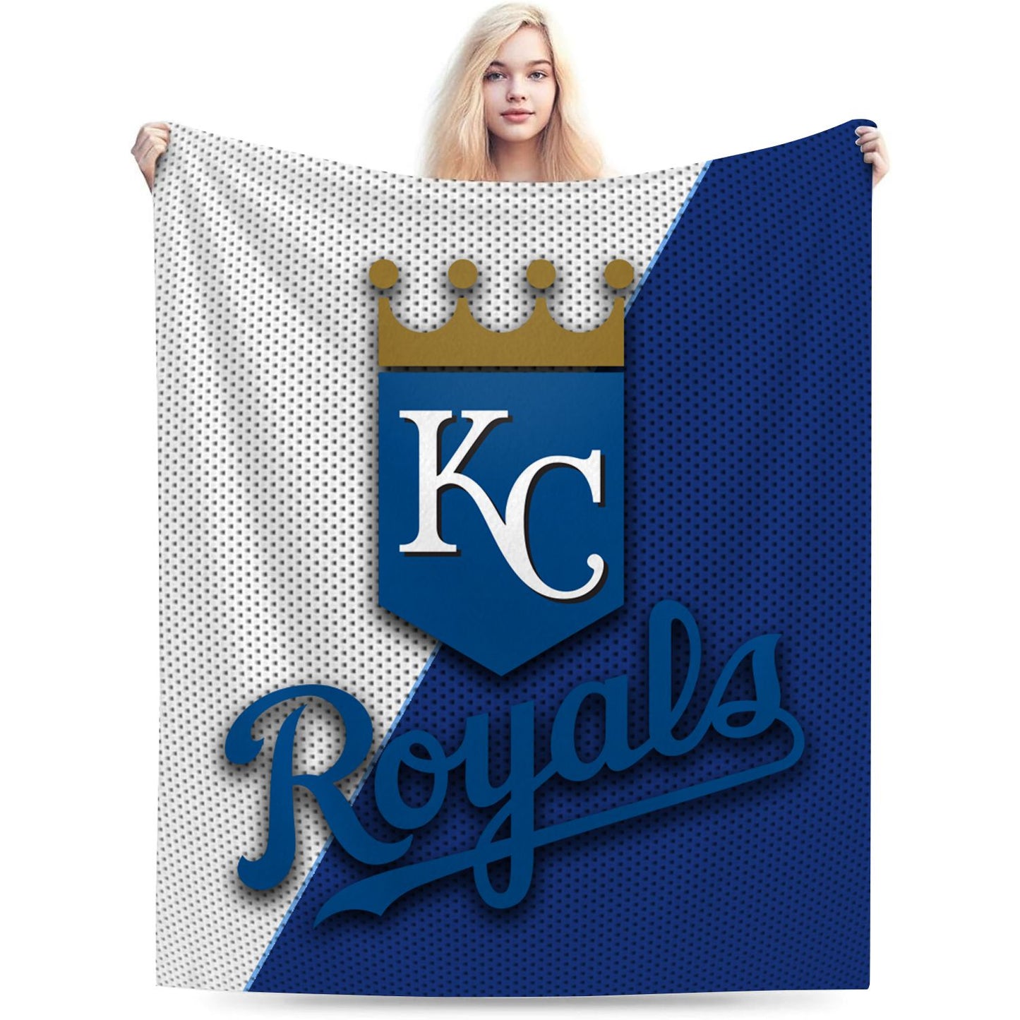 Kansas City Baseball Throw Blanket