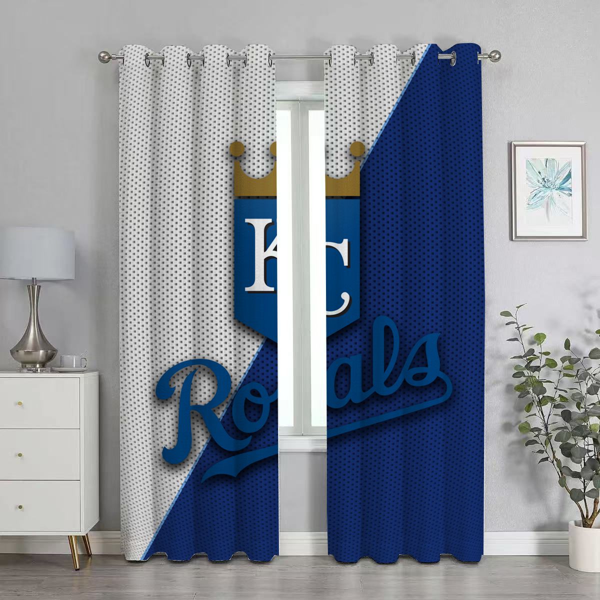 Kansas City Baseball Blackout Curtain