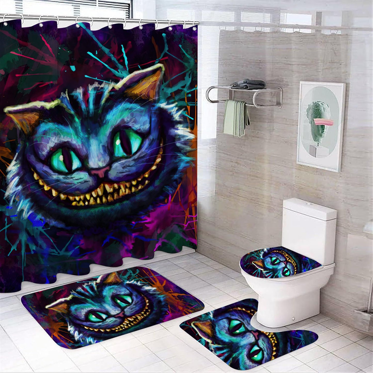 Kids Cartoon Magical Underland Shower Curtain