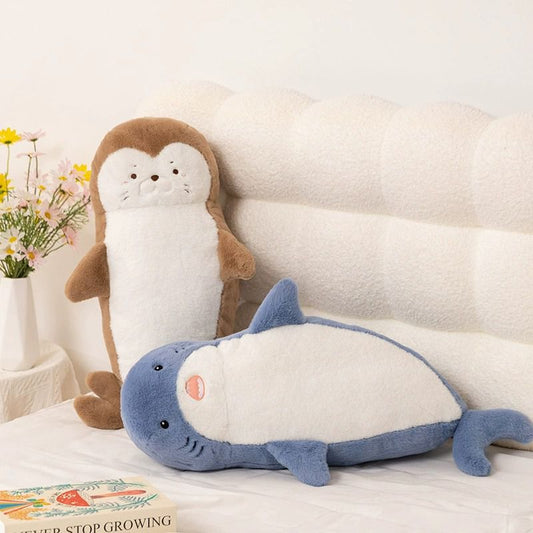 Long Cartoon Sea Creatures Plushie Body Pillow
