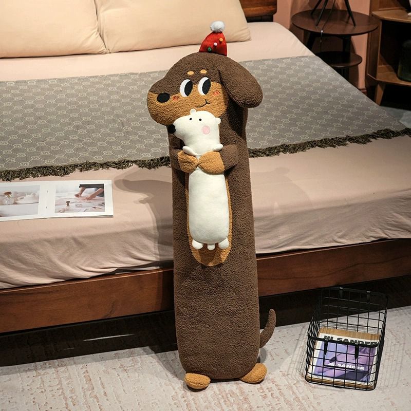 Long Sausage Dog Plushie Body Pillow