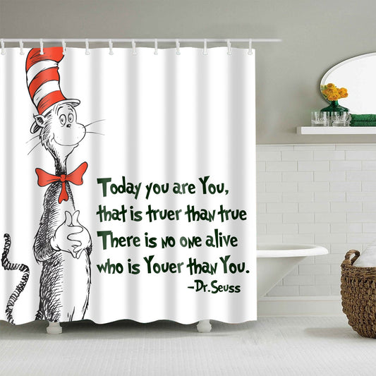 Seuss with Quote Shower Curtain
