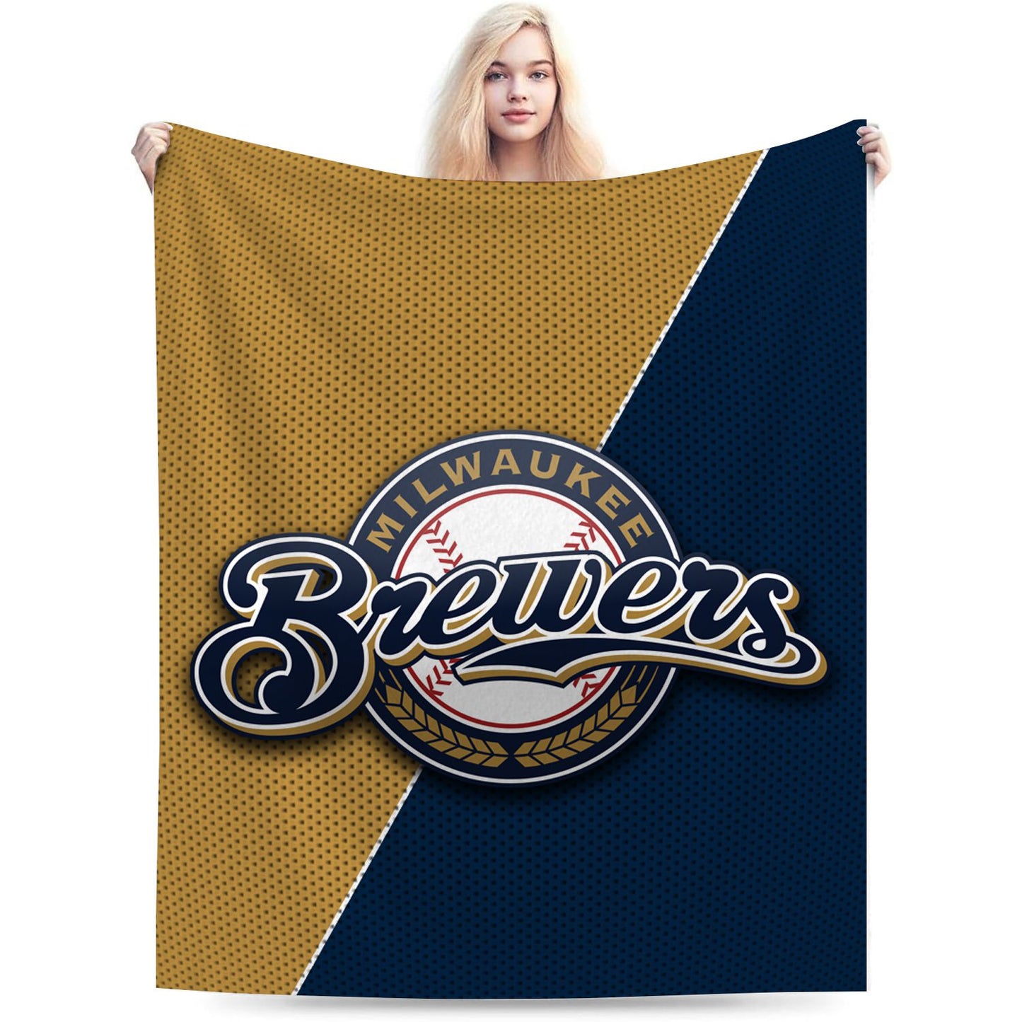 Milwaukee Baseball Throw Blanket
