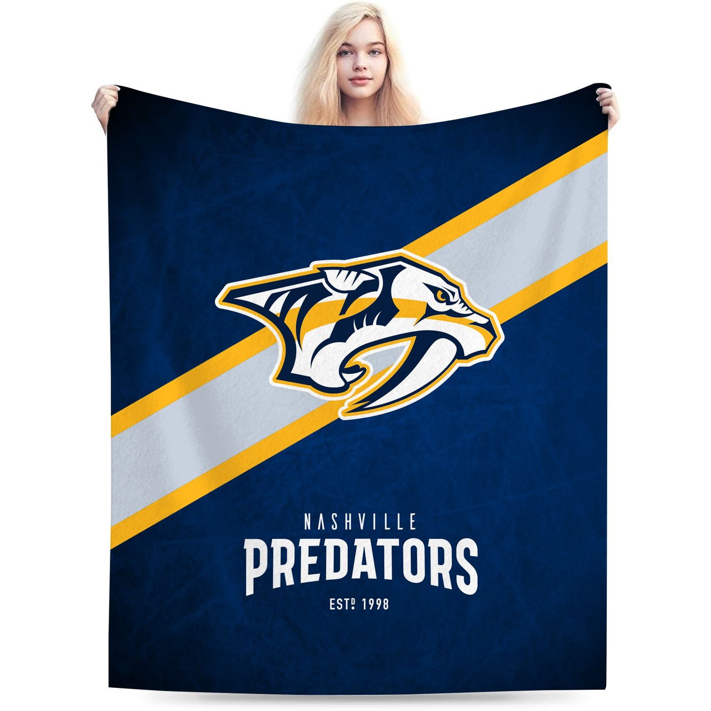 Nashville Hockey Sport Throw Blanket