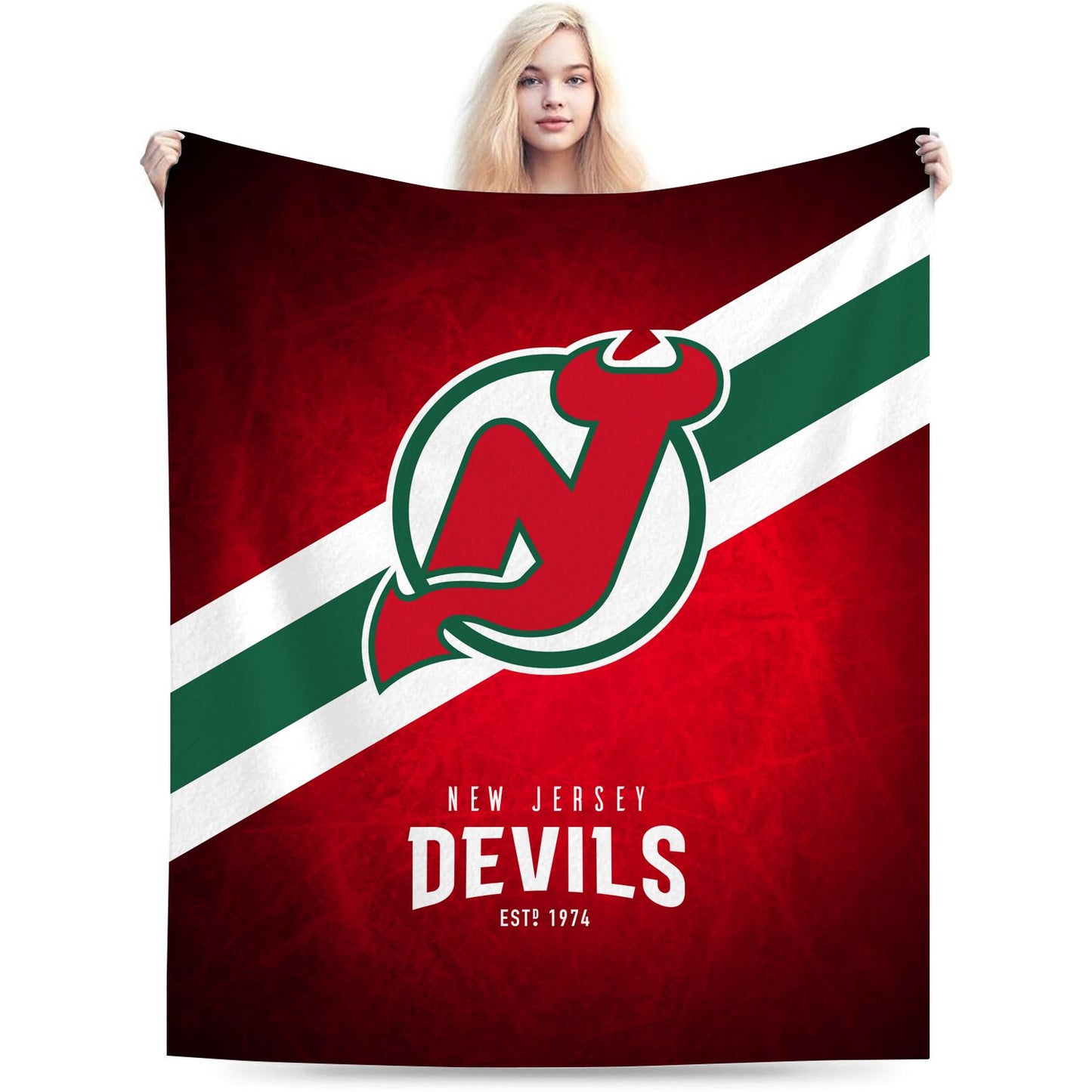 New Jersey Hockey Sport Throw Blanket
