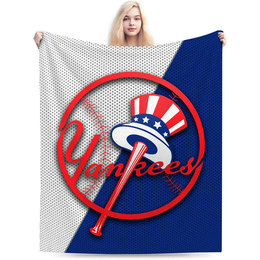 New York Baseball Sport Throw Blanket