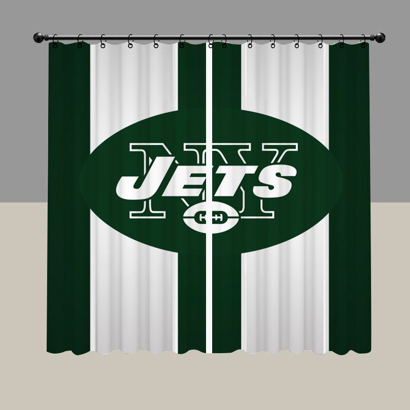 New York Green Football Blackout Curtain