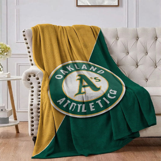 Oakland Baseball Throw Blanket