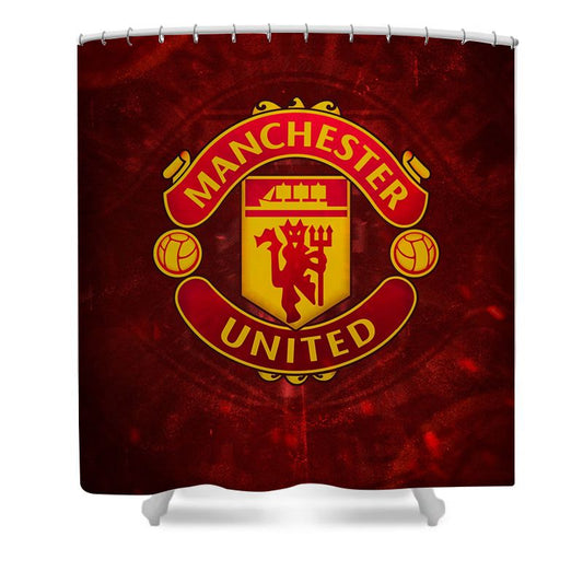 Old Trafford English Soccer Club Shower Curtain