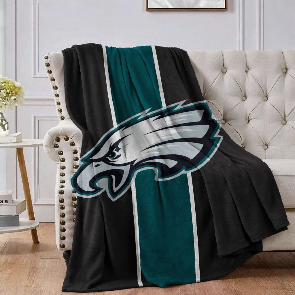Philadelphia Football Flannel Throw Blanket