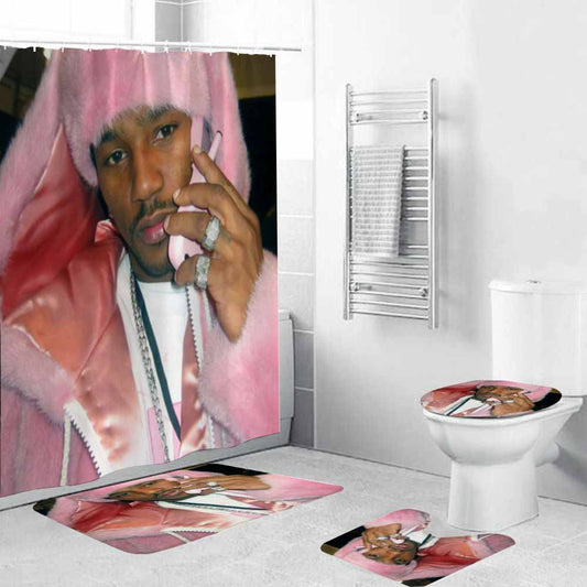 Rideau de Douche Camron, Pink Hat Haze Dress Dipset Killa Cam Rideaux 180x180