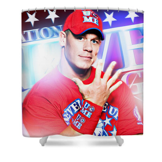 Professional Wrestler Shower Curtain