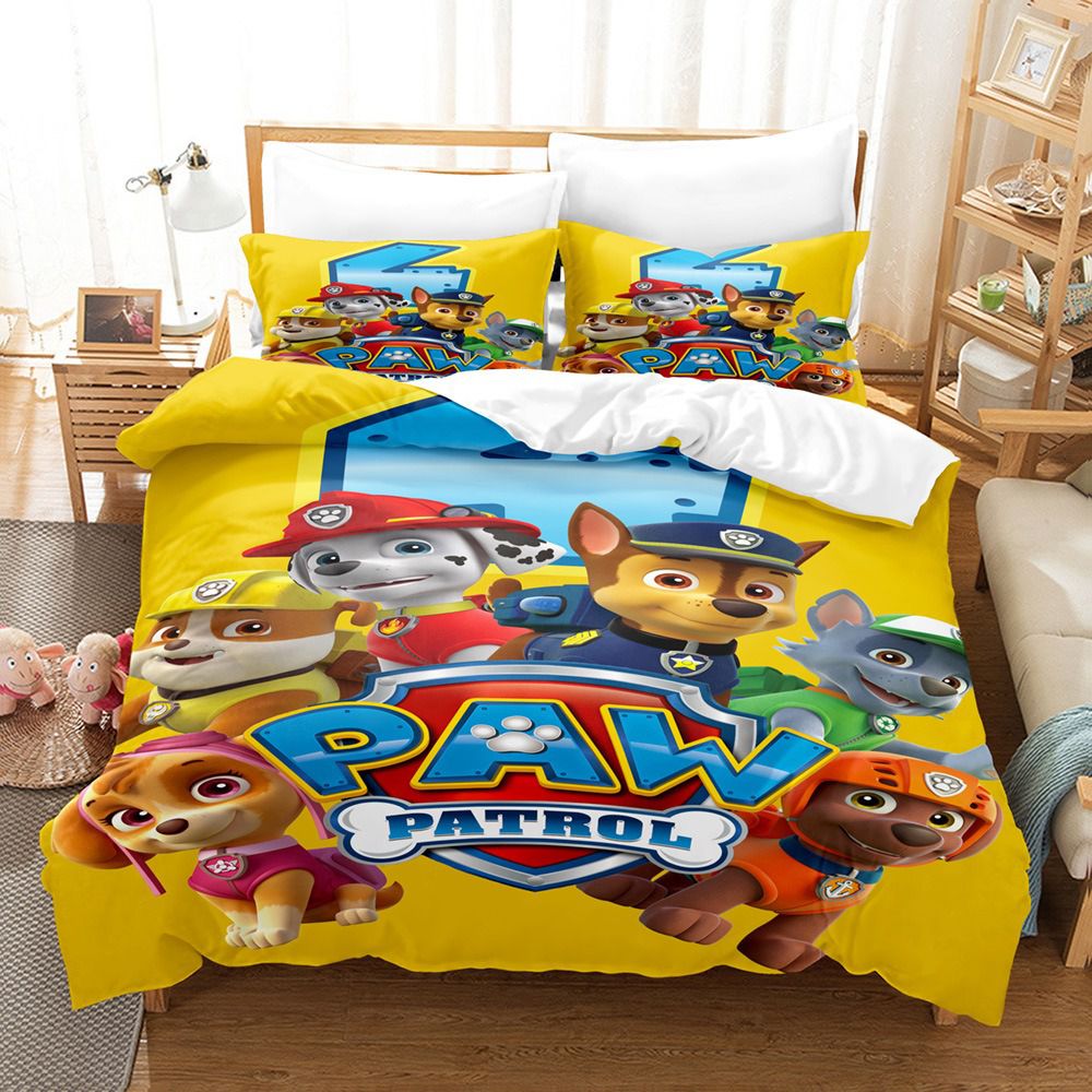 Cartoon Brave Puppies Bedding Set