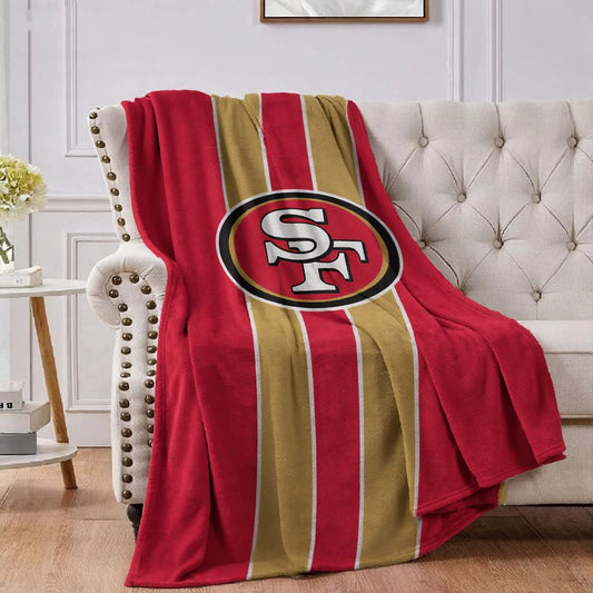 San Francisco Football Sport Throw Blanket