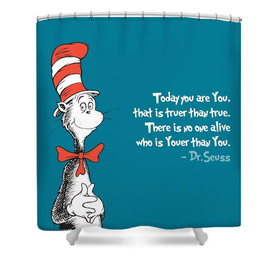 Seuss with Quote Shower Curtain
