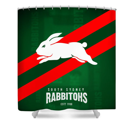 South Sydney Rugby Shower Curtain