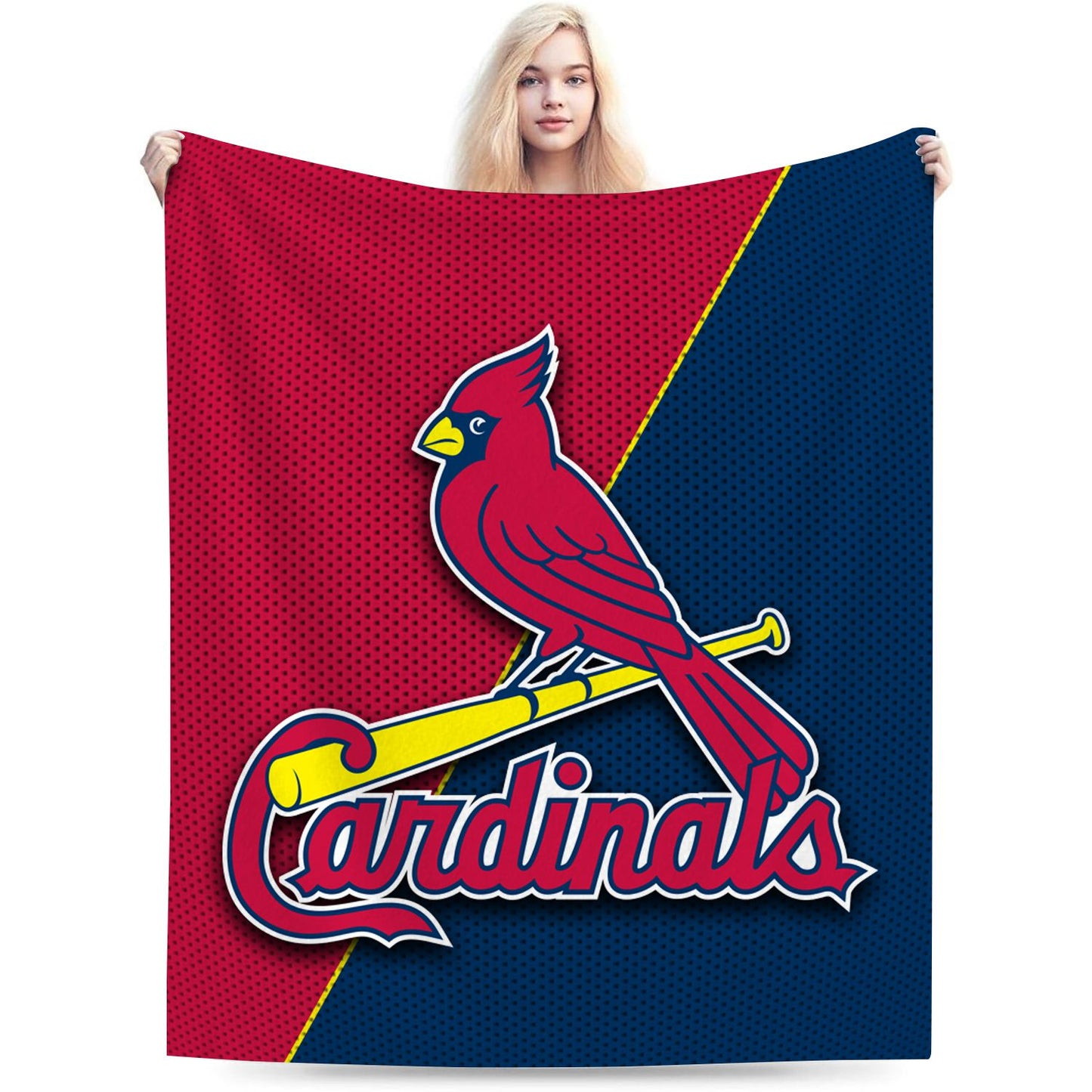 St. Louis Baseball Throw Blanket