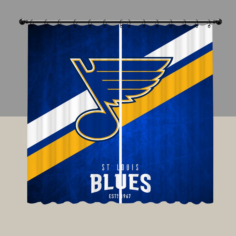 St Louis Hockey Blackout Curtain