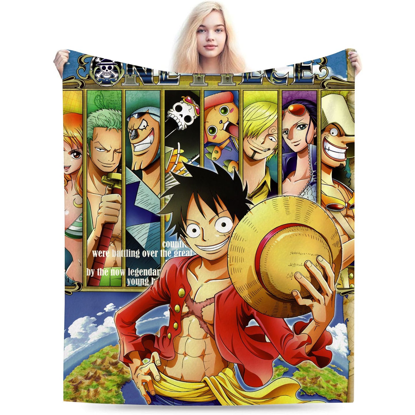 Straw Hat Pirates Throw Blanket