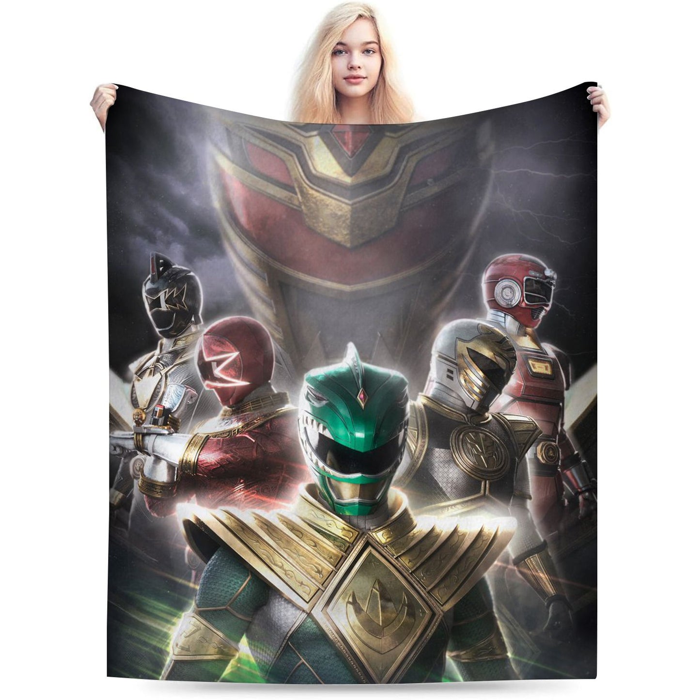 Super Sentai Ranger Throw Blanket