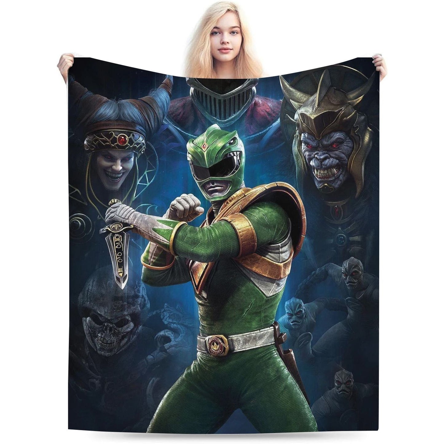 Super Sentai Ranger Throw Blanket