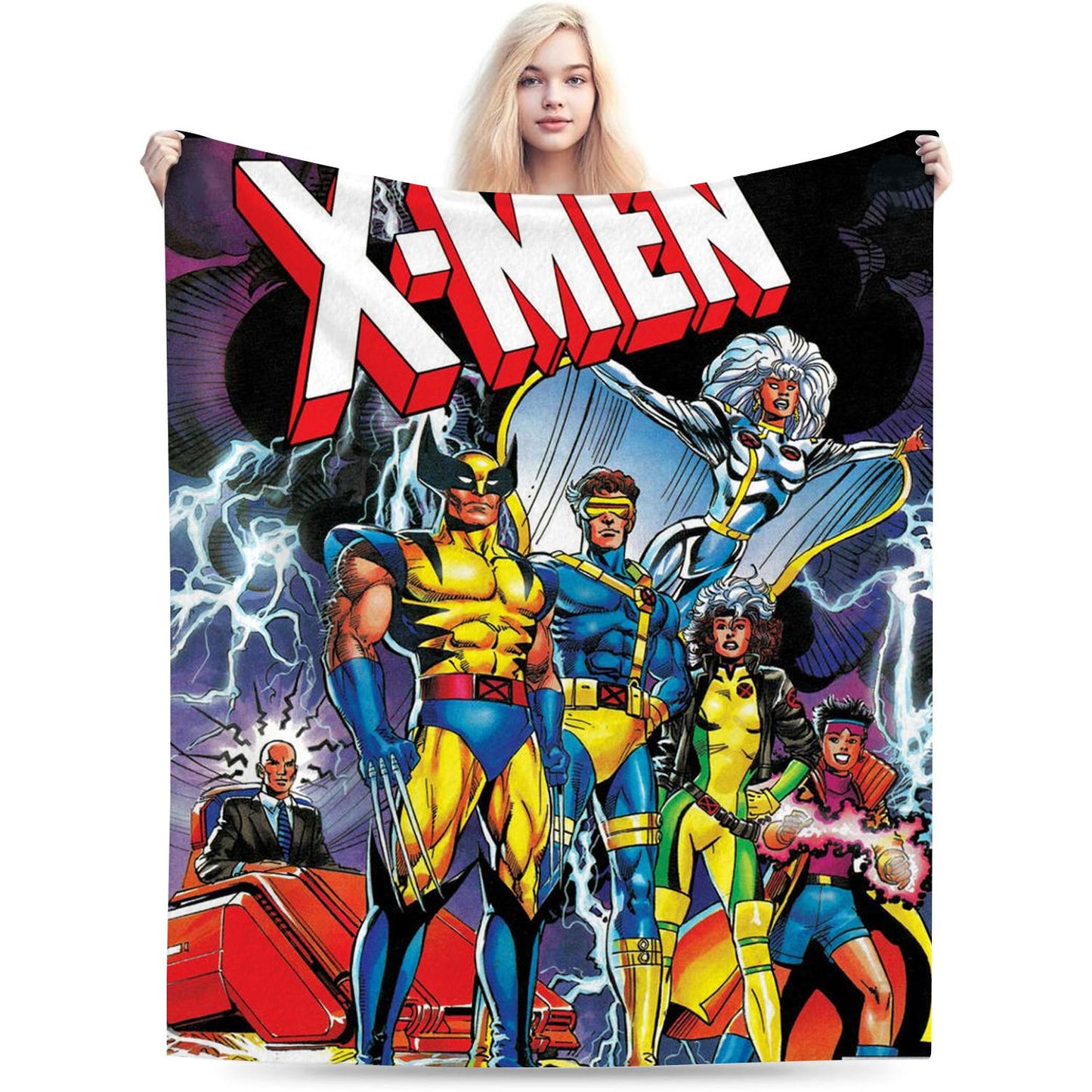 Superhero Team Comic Throw Blanket
