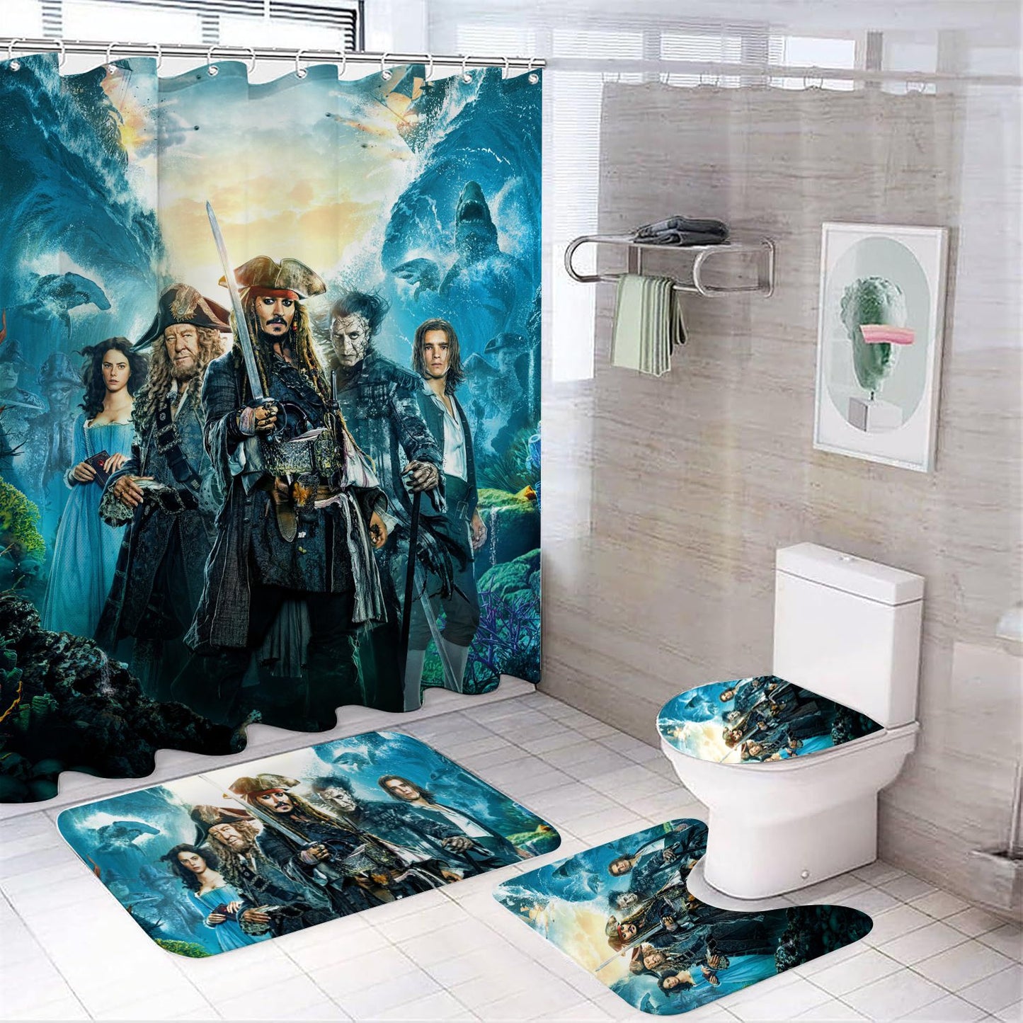 Supernatural Swashbuckler Shower Curtain