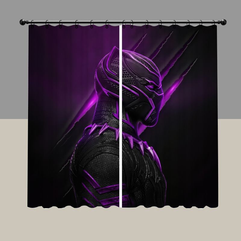 T'Challa Panther Blackout Curtain