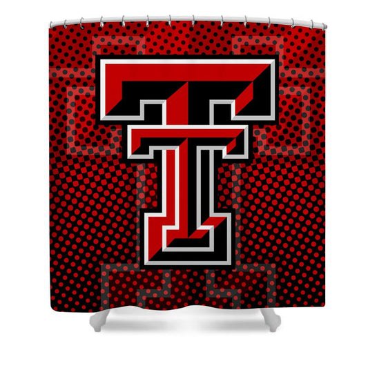 Texas Lubbock College Sport Shower Curtain