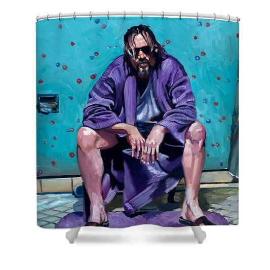 The Dude Lebowski Shower Curtain