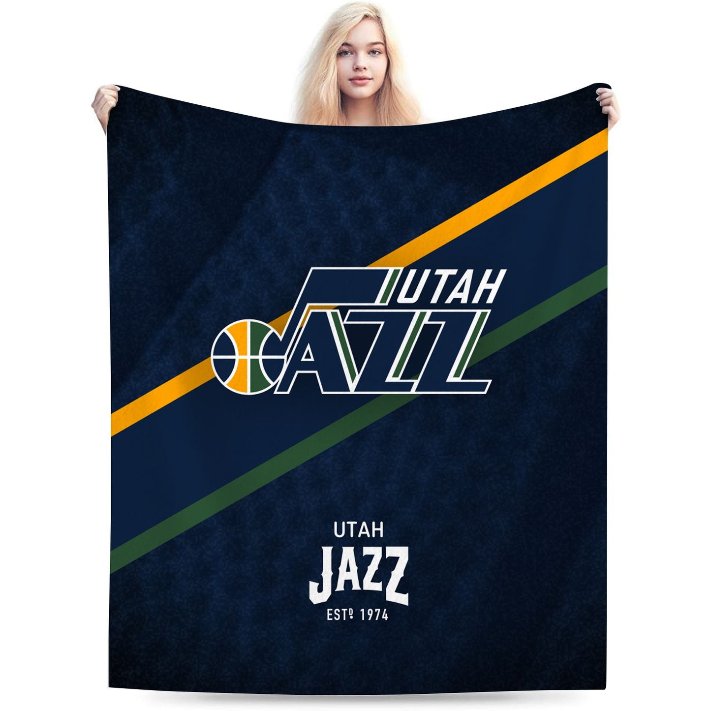 Utah Basketball Sport Throw Blanket