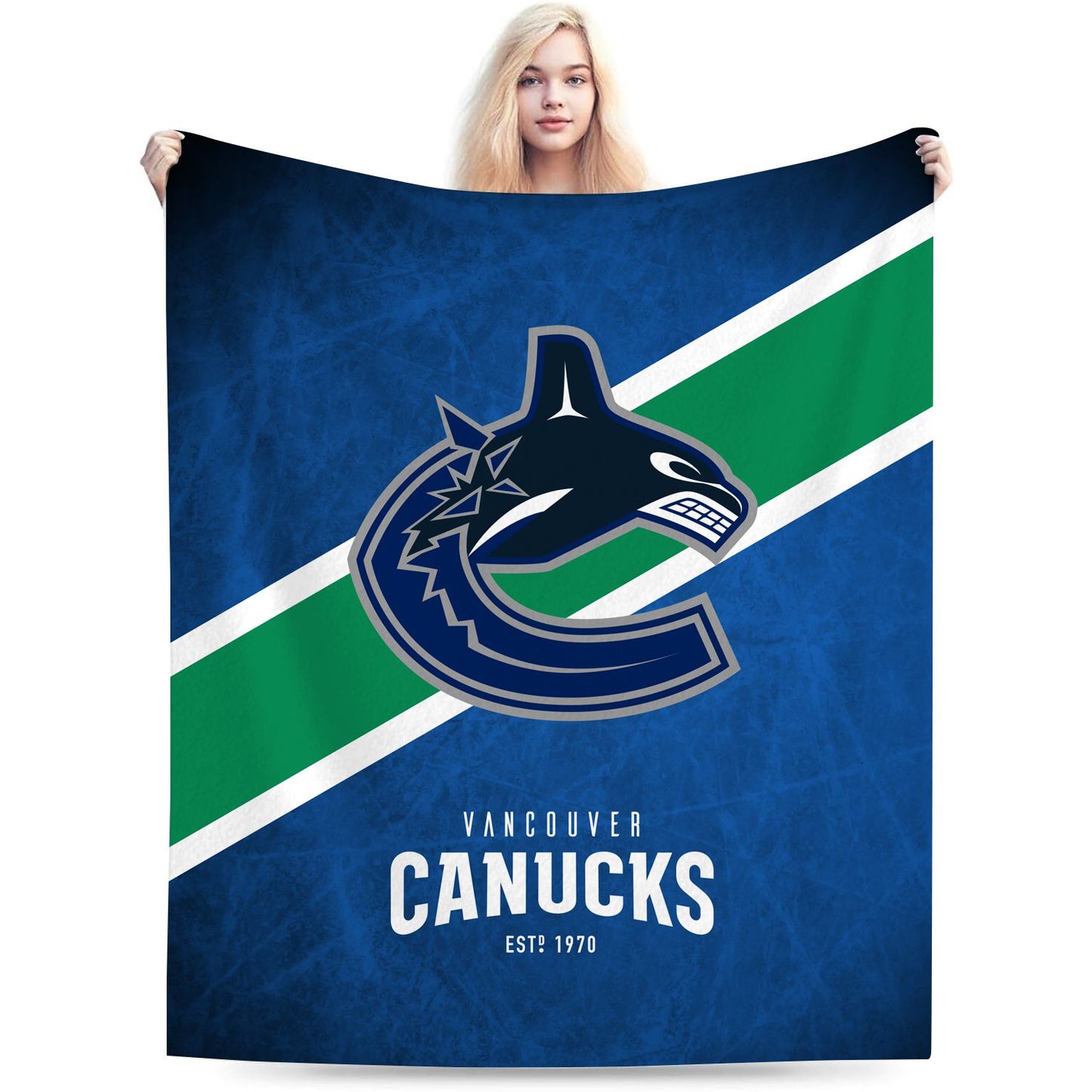 Vancouver Hockey Sport Throw Blanket