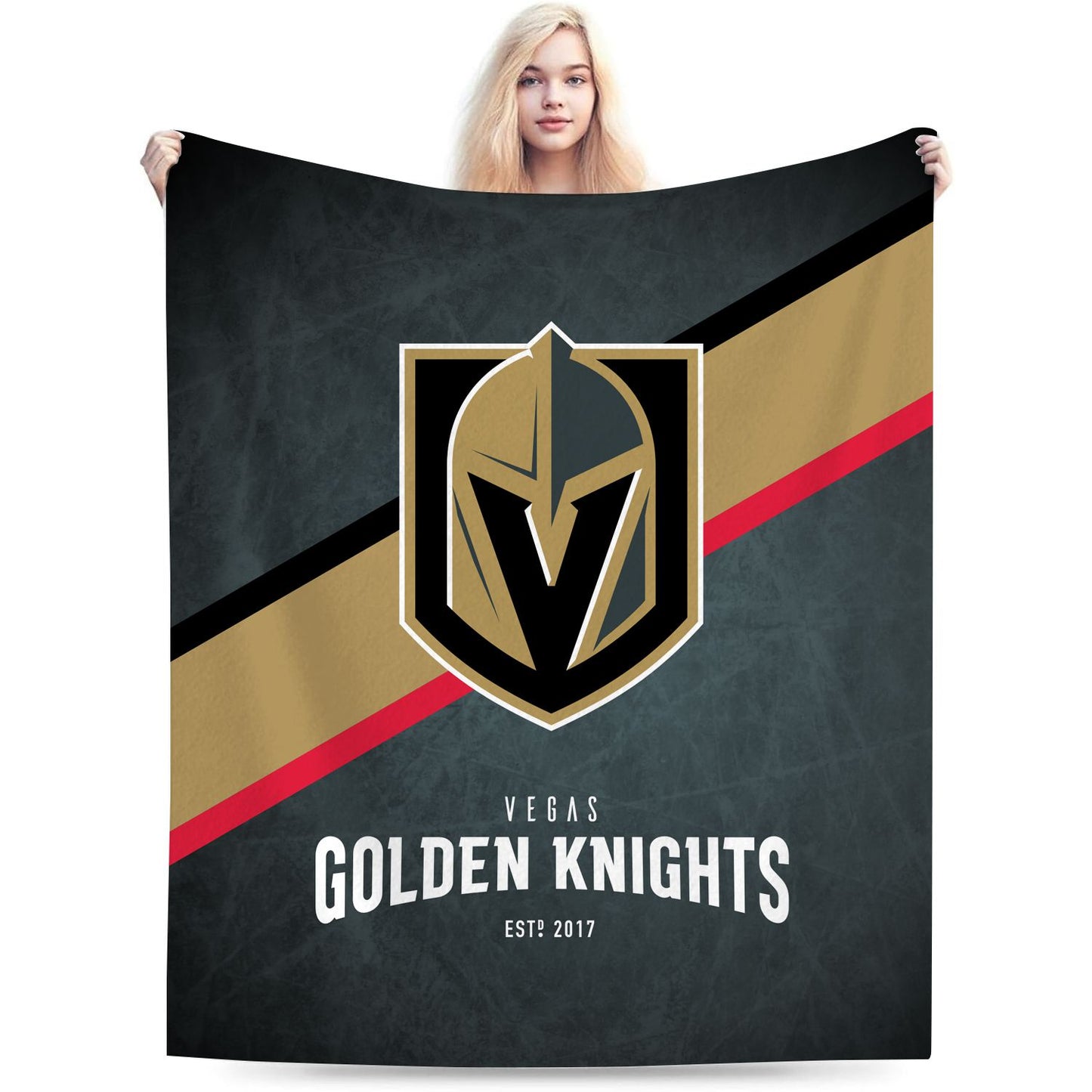 Vegas Hockey Sport Throw Blanket