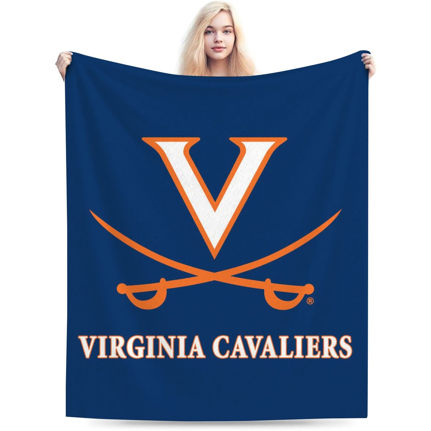 Virginia College Sport Throw Blanket