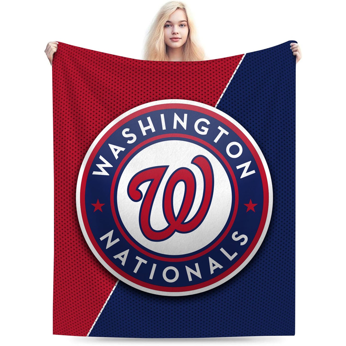 Washington Baseball Throw Blanket