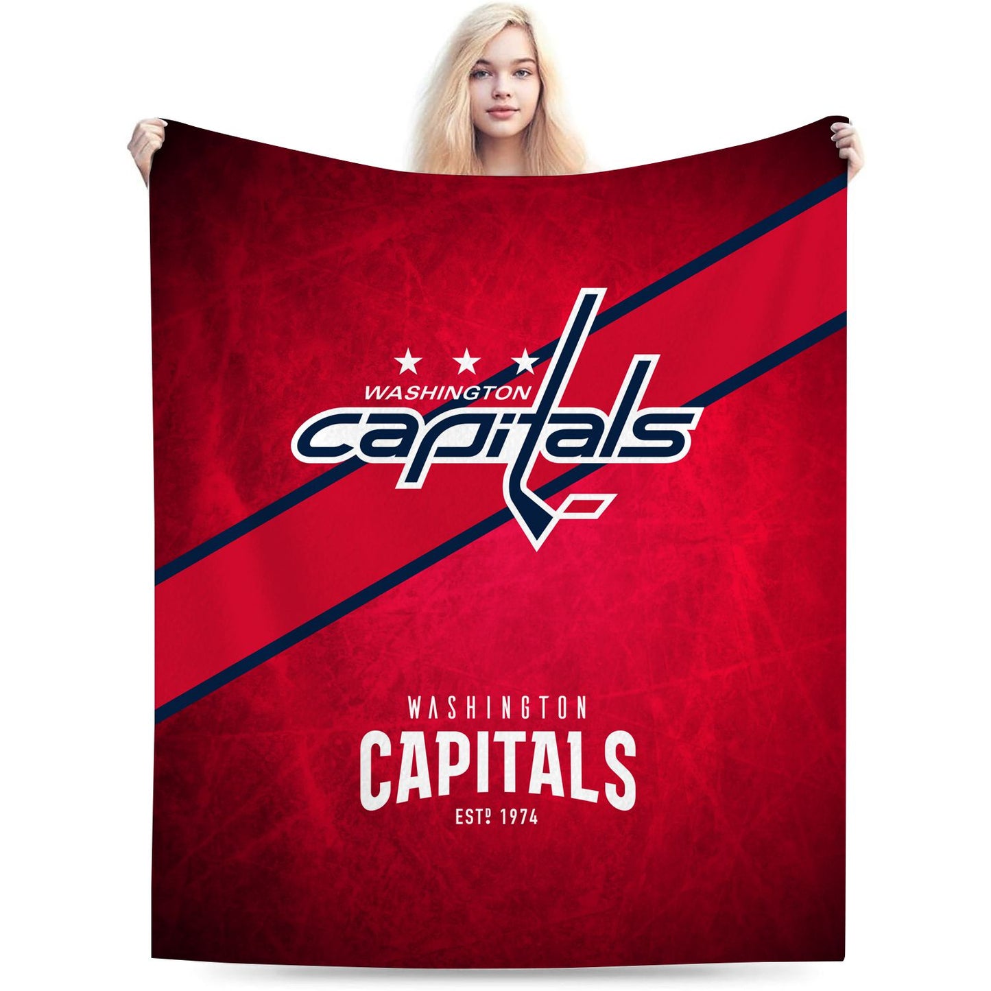 Washington Hockey Sport Throw Blanket