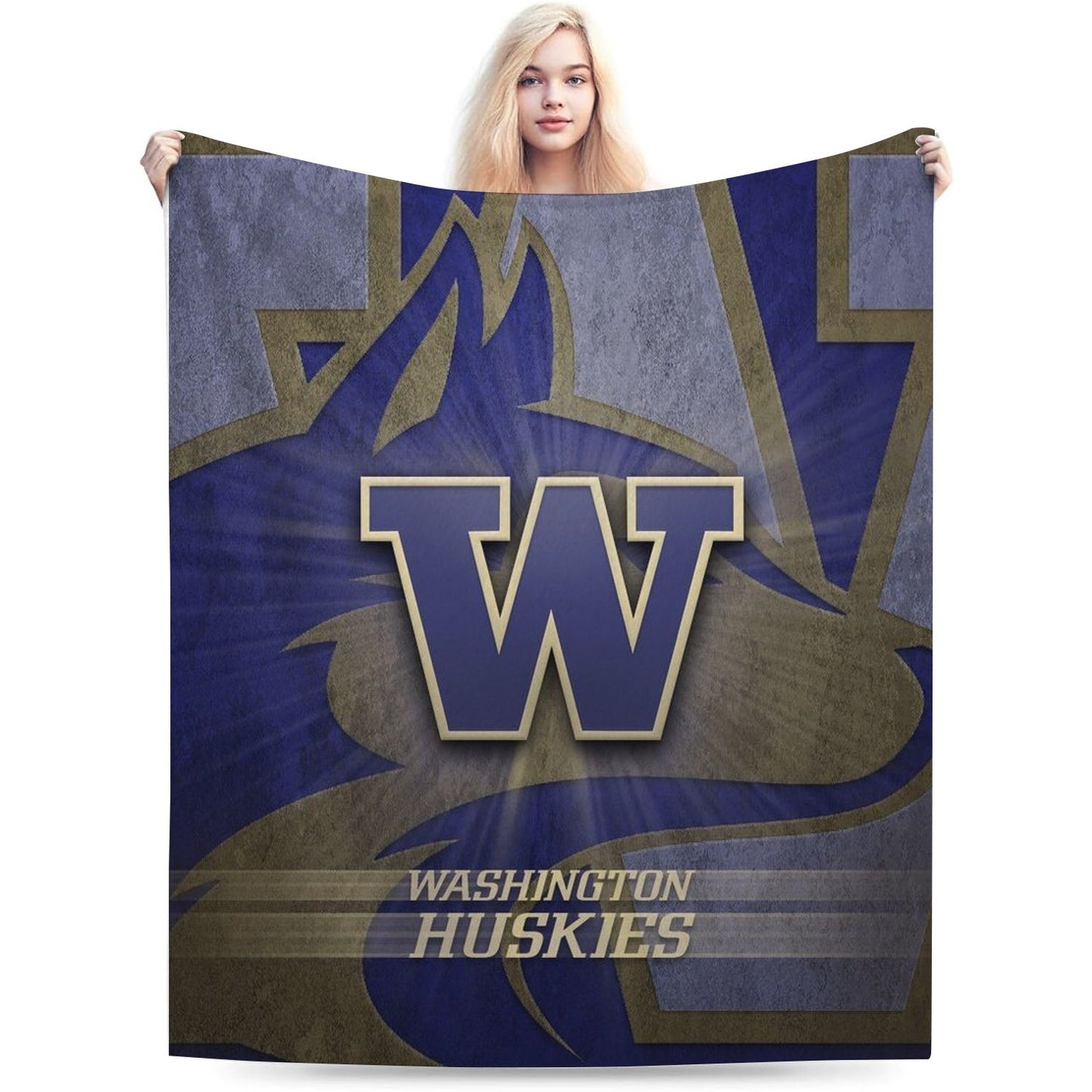 Washington Seattle College Sport Throw Blanket