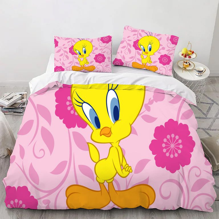 Yellow Canary Bird Bedding Set