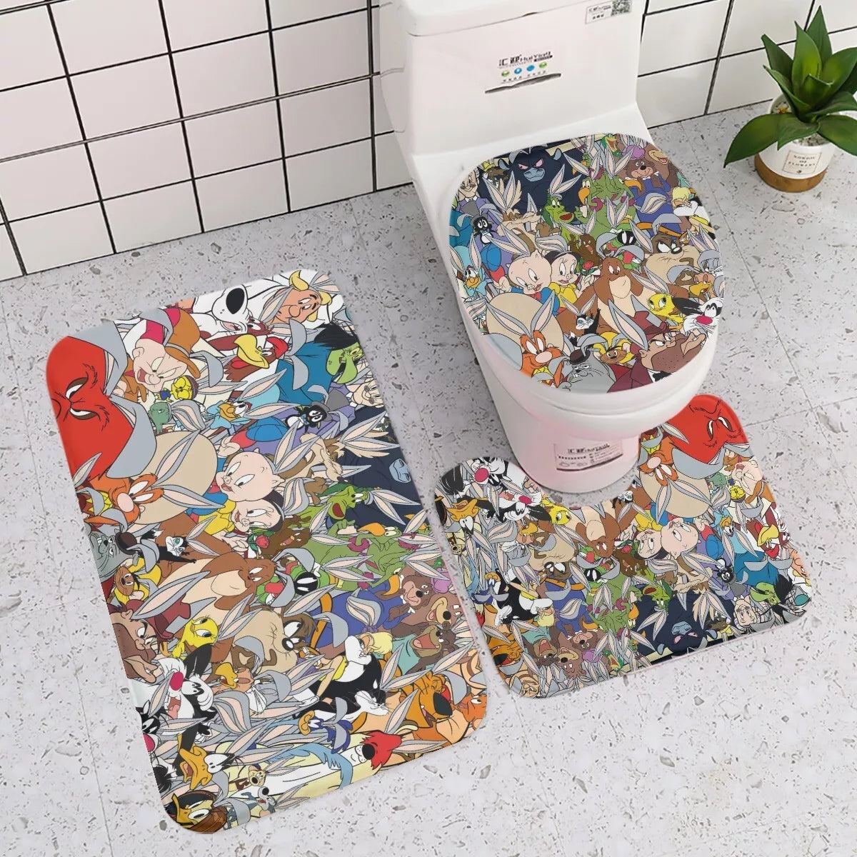 Hilarious Cartoon Shower Curtain