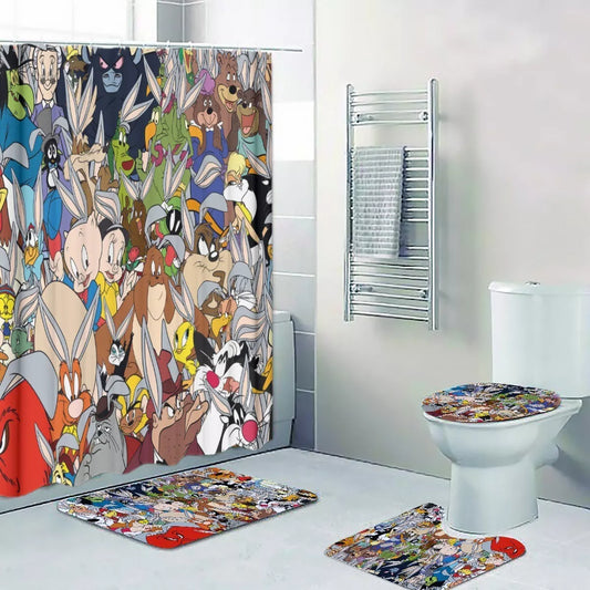 Hilarious Cartoon Shower Curtain