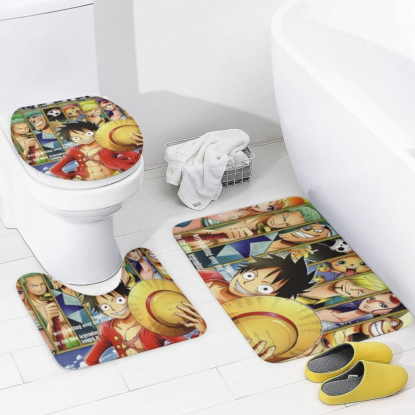 Luffy Anime Shower Curtain