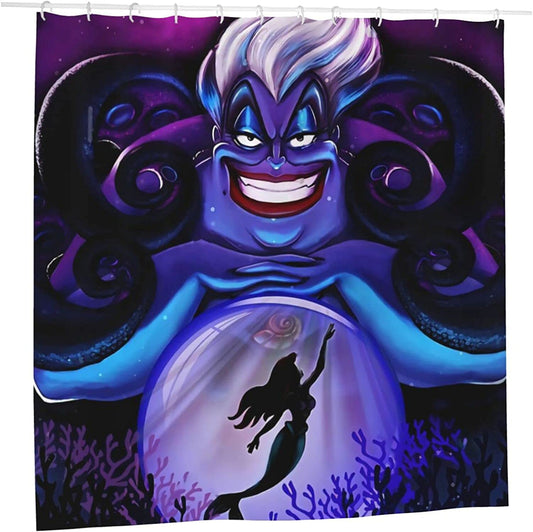 The Sea Witch Ursula Shower Curtain