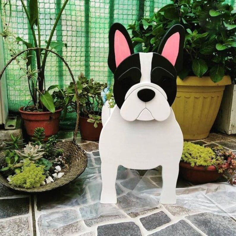 47+ Blumentopf Hund, Blumentopf, Pflanzer, 43 cm Höhe